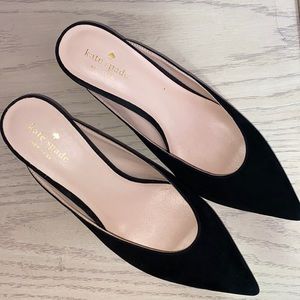 Kate Spade Black Kitten Heel
